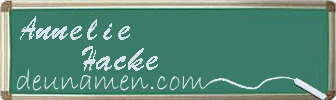 Annelie Hacke Visitenkarte